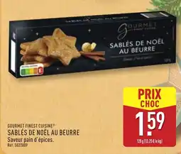 ALDI Sablés de noël au beurre offre