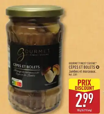 ALDI Gourmet finest cuisine cepes et bolets offre