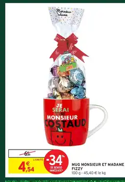 Intermarché Hyper FIZZY Mug monsieur et madame offre