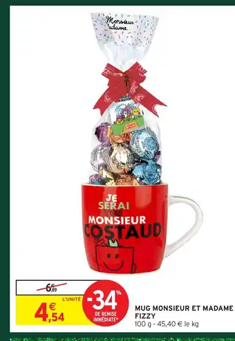 Intermarché Hyper FIZZY Mug monsieur et madame offre