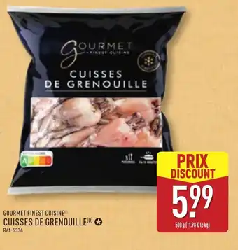 ALDI Gourmet finest cuisine cuisses de grenouille offre