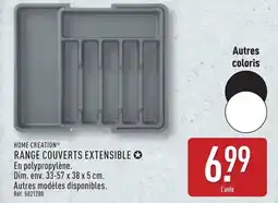 ALDI Range couverts extensible offre