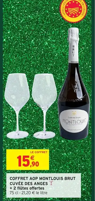 Intermarché Hyper CUVÉE DES ANGES Coffret aop montlouis brut offre