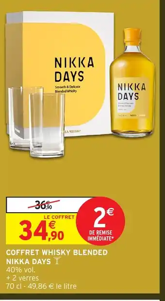 Intermarché Hyper NIKKA DAYS Coffret whisky blended offre