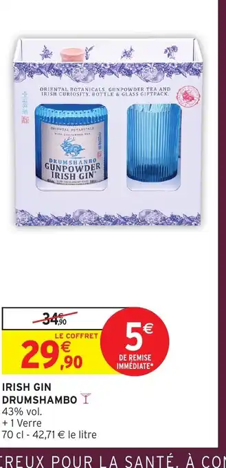 Intermarché Hyper Irish gin drumshambo offre