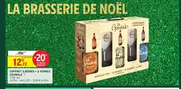 Intermarché Hyper GOUDALE Coffret 3 bières + 2 verres offre