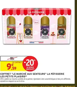 Intermarché Hyper Coffret le marché aux senteurs la pâtisserie les petits plaisirs offre