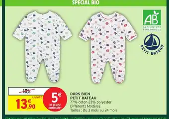 Intermarché Hyper PETIT BATEAU Dors bien offre