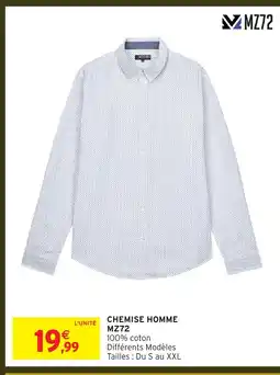 Intermarché Hyper Chemise homme mz72 offre