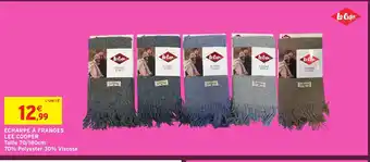 Intermarché Hyper LEE COOPER Echarpe à franges offre