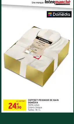 Intermarché Hyper DOMÉDIA Coffret peignoir de bain offre