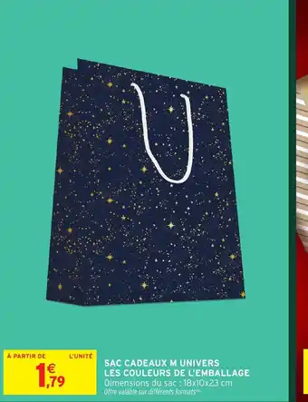 Intermarché Hyper Sac cadeaux m univers les couleurs de l'emballage offre