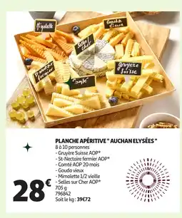 Auchan Planche apéritive auchan elysées offre