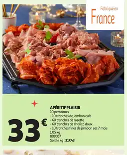 Auchan Apéritif plaisir offre