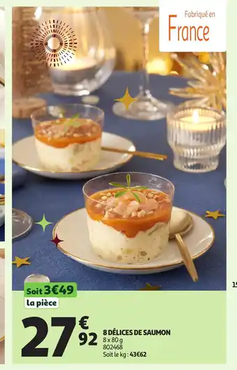 Auchan 8 délices de saumon offre