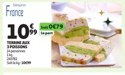 Auchan Terrine aux 3 poissons offre