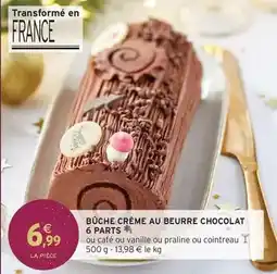 Intermarché Cointreau - büche crème au beurre chocolat offre
