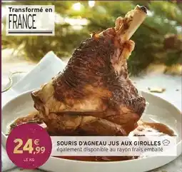 Intermarché Souris d'agneau jus aux girolles offre