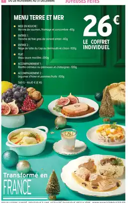 Intermarché Canard - menu terre et mer offre