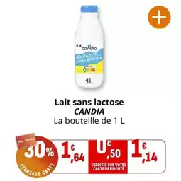 Coccinelle Express Candia - lait sans lactose offre