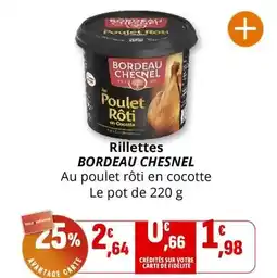 Coccinelle Express Bordeau chesnel - rillettes chesnel offre