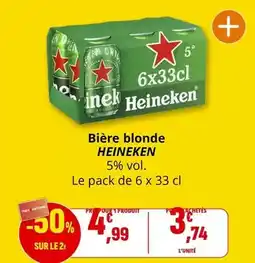 Coccinelle Express Heineken - bière blonde offre