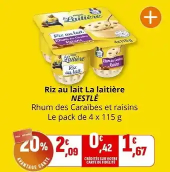 Coccinelle Express Nestlé - riz au laitière offre