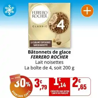 Coccinelle Express Ferrero rocher - bâtonnets de glace offre