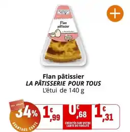 Coccinelle Express Tous - flan pâtissier offre