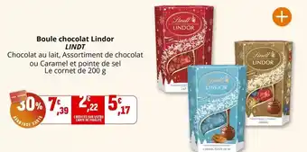 Coccinelle Express Lindt - boule chocolat lindor offre