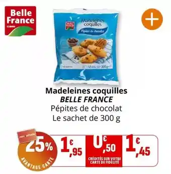 Coccinelle Express Belle france - madeleines coquilles offre