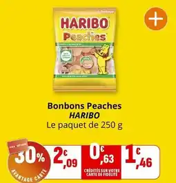 Coccinelle Express Haribo - bonbons peaches offre