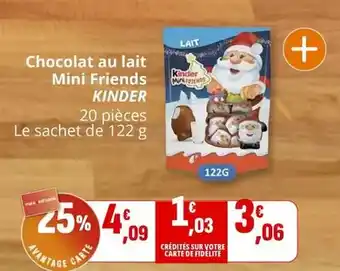 Coccinelle Express Ferrero rocher - chocolat au lait mini friends kinder offre
