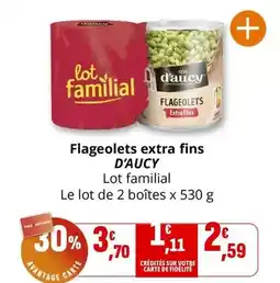 Coccinelle Express D'aucy - flageolets extra fins offre