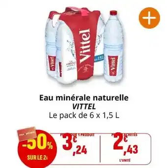 Coccinelle Express Vittel - eau minerale naturelle offre