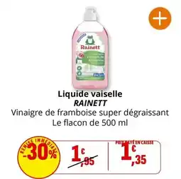 Coccinelle Express Rainett - liquide vaisselle offre