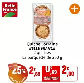 Coccinelle Express Belle france - quiche lorraine offre