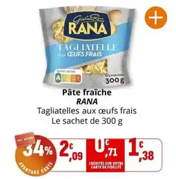 Coccinelle Express Rana - pâte fraîche offre