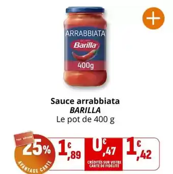 Coccinelle Express Barilla - sauce arrabbiata offre