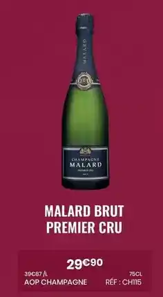 Nicolas Brut - malard premier cru offre