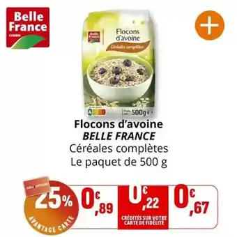 Coccinelle Express Belle france - flocons d'avoine offre