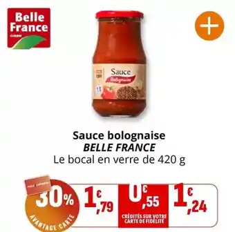 Coccinelle Express Belle france - sauce bolognaise offre