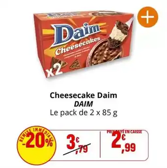 Coccinelle Express Daim - cheesecakes offre