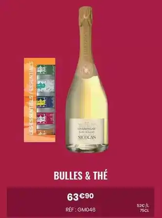 Nicolas Bulles & thé offre