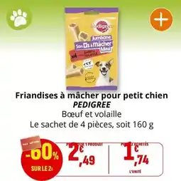 Coccinelle Express Pedigree - friandises à mâcher pour petit chien offre