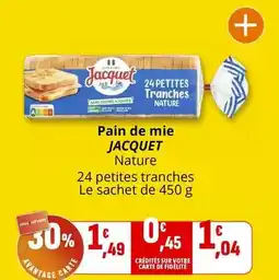 Coccinelle Express Jacquet - pain de mie offre