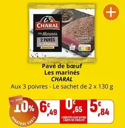 Coccinelle Express Charal - pavé de bœuf les marinés offre