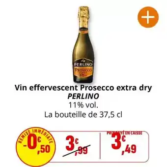 Coccinelle Express Perlino - vin effervescent prosecco extra dry offre