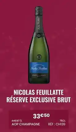 Nicolas Brut - nicolas feuillatte réserve exclusive offre
