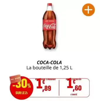 Coccinelle Express Coca cola - la bouteille de 1,25 l offre